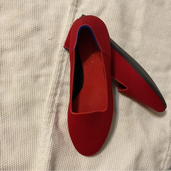 Rothy's The round flat toe Red Shoes size 8 - Picture 7 of 7